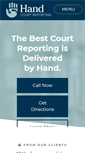 Mobile Screenshot of handreporting.com